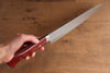 Takeshi Saji SRS13 Hammered Gyuto 240mm Red Micarta Handle - Seisuke Knife - Slide 7