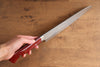 Takeshi Saji SRS13 Hammered Gyuto 240mm Red Micarta Handle - Seisuke Knife - Slide 8