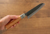 Masakage Mizu Blue Steel No.2 Black Finished Santoku 165mm with American Cherry Handle - Seisuke Knife