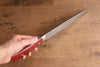 Takeshi Saji SRS13 Hammered Gyuto 210mm Red Micarta Handle - Seisuke Knife - Slide 8