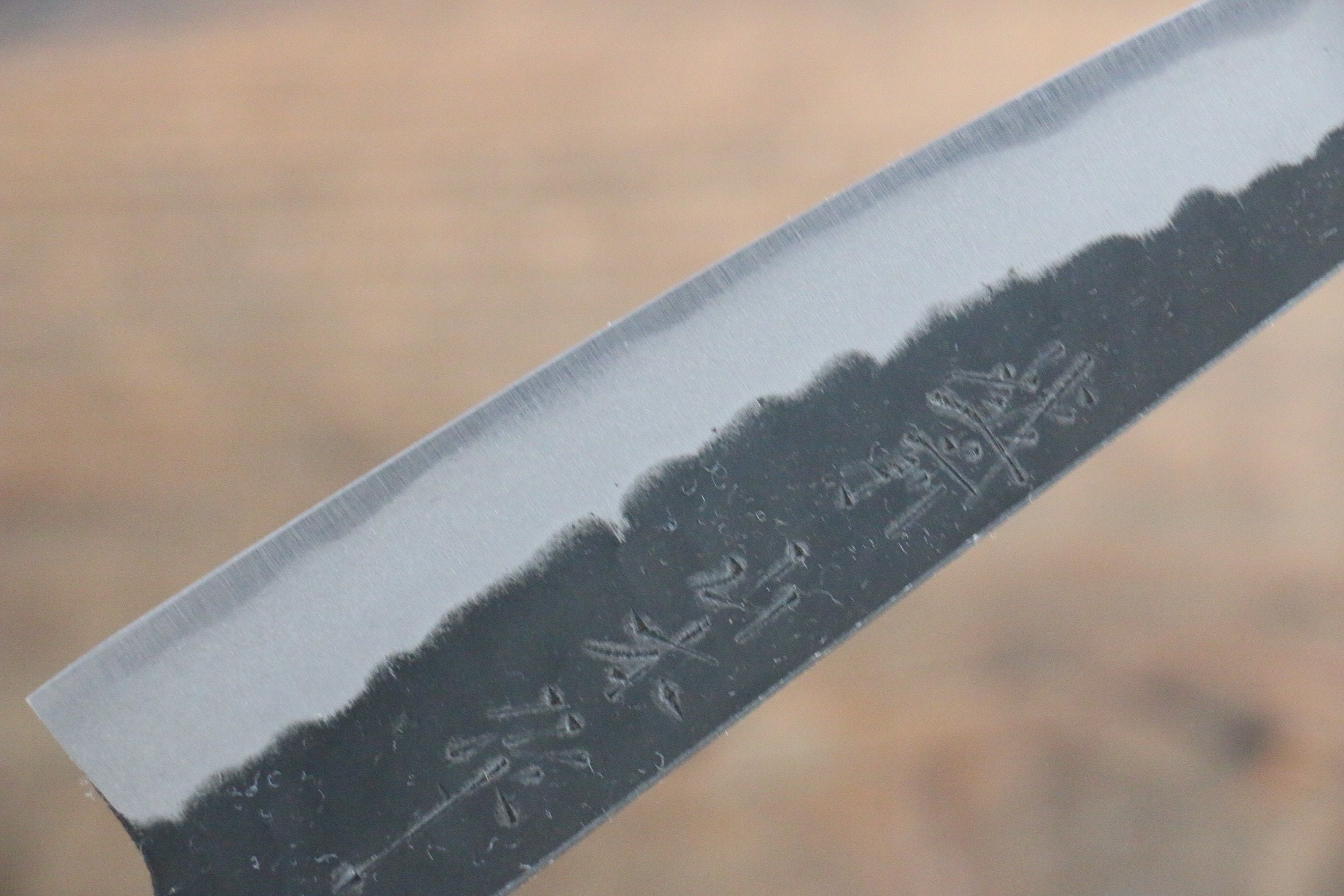 Nao Yamamoto Blue Super Kurouchi Petty-Utility 135mm Walnut Handle - Seisuke Knife