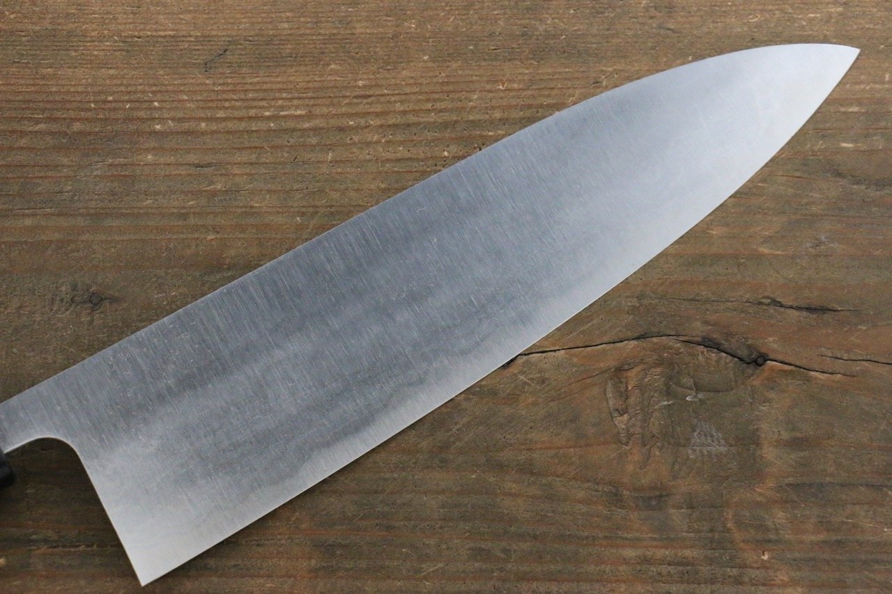 Shungo Ogata White Steel No.2 Damascus Gyuto 210mm Shitan Handle - Seisuke Knife