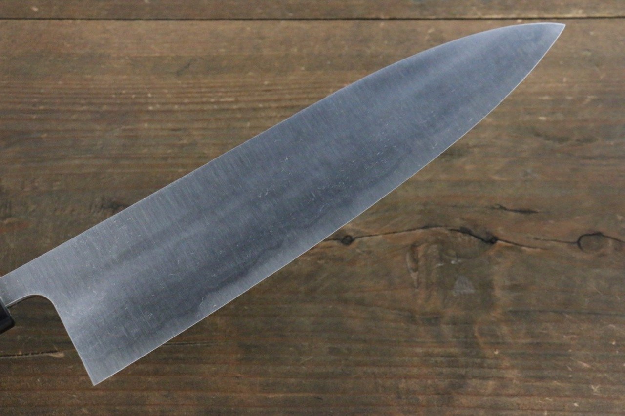 Shungo Ogata White Steel No.2 Damascus Gyuto 210mm Shitan Handle - Seisuke Knife