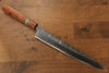 Yu Kurosaki Shizuku SG2 Hammered Sujihiki 270mm Maple(With turquoise ring Brown) Handle - Seisuke Knife - Slide 1