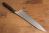 Yu Kurosaki Senko Ei SG2 Hammered Gyuto 270mm Shitan (ferrule: Green Pakka wood) Handle - Seisuke Knife - Slide 2