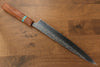 Yu Kurosaki Shizuku SG2 Hammered Sujihiki 270mm Maple(With turquoise ring Brown) Handle - Seisuke Knife - Slide 2