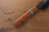 Yu Kurosaki Shizuku SG2 Hammered Sujihiki 270mm Maple(With turquoise ring Brown) Handle - Seisuke Knife - Slide 6