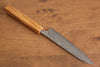 Yoshimi Kato VG10 Damascus Petty-Utility 150mm with Olive Tree Handle - Seisuke Knife - Slide 2