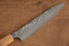 Yoshimi Kato VG10 Damascus Petty-Utility 150mm with Olive Tree Handle - Seisuke Knife - Slide 3