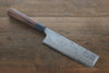 Hideo Kitaoka Blue Steel No.2 Damascus Kakugata Usuba Japanese Chef Knife 180mm - Seisuke Knife - Slide 1