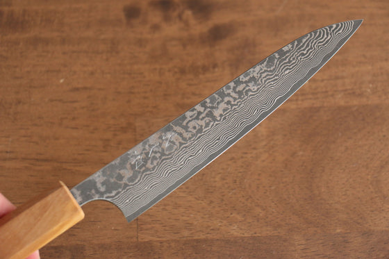 Yoshimi Kato VG10 Damascus Petty-Utility 150mm with Olive Tree Handle - Seisuke Knife