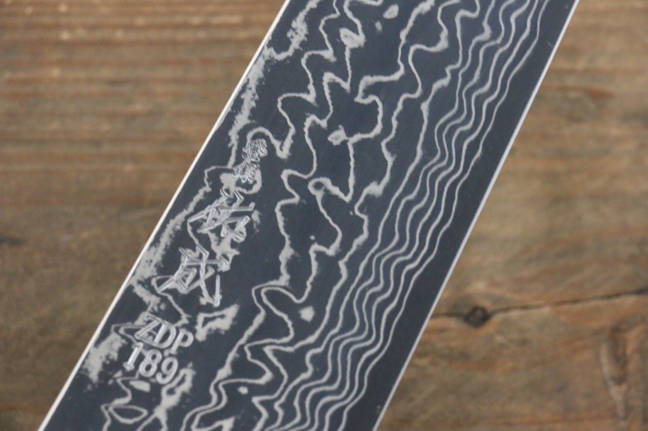 Sukenari ZDP189 Damascus Gyuto 270mm Shitan Handle - Seisuke Knife