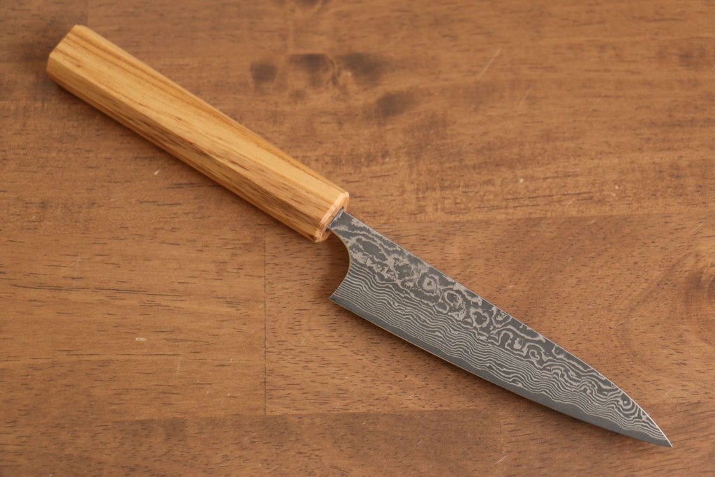 Yoshimi Kato VG10 Damascus Petty-Utility 120mm Olive tree Handle