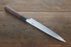 Hideo Kitaoka Blue Steel No.2 Damascus Yanagiba Japanese Chef Knife 210mm - Seisuke Knife - Slide 2