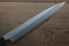 Hideo Kitaoka Blue Steel No.2 Damascus Yanagiba Japanese Chef Knife 210mm - Seisuke Knife