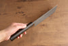 Yoshimi Kato VG10 Damascus Nakiri  165mm Enju Lacquered(Black） Handle - Seisuke Knife - Slide 8