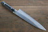 Takeshi Saji Blue Super Gyuto 210mm Black Micarta Handle - Seisuke Knife - Slide 2