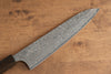 Yoshimi Kato VG10 Damascus Gyuto  210mm Enju Lacquered(Black） Handle - Seisuke Knife - Slide 3