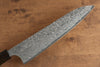 Yoshimi Kato VG10 Damascus Gyuto  210mm Enju Lacquered(Black） Handle - Seisuke Knife - Slide 4