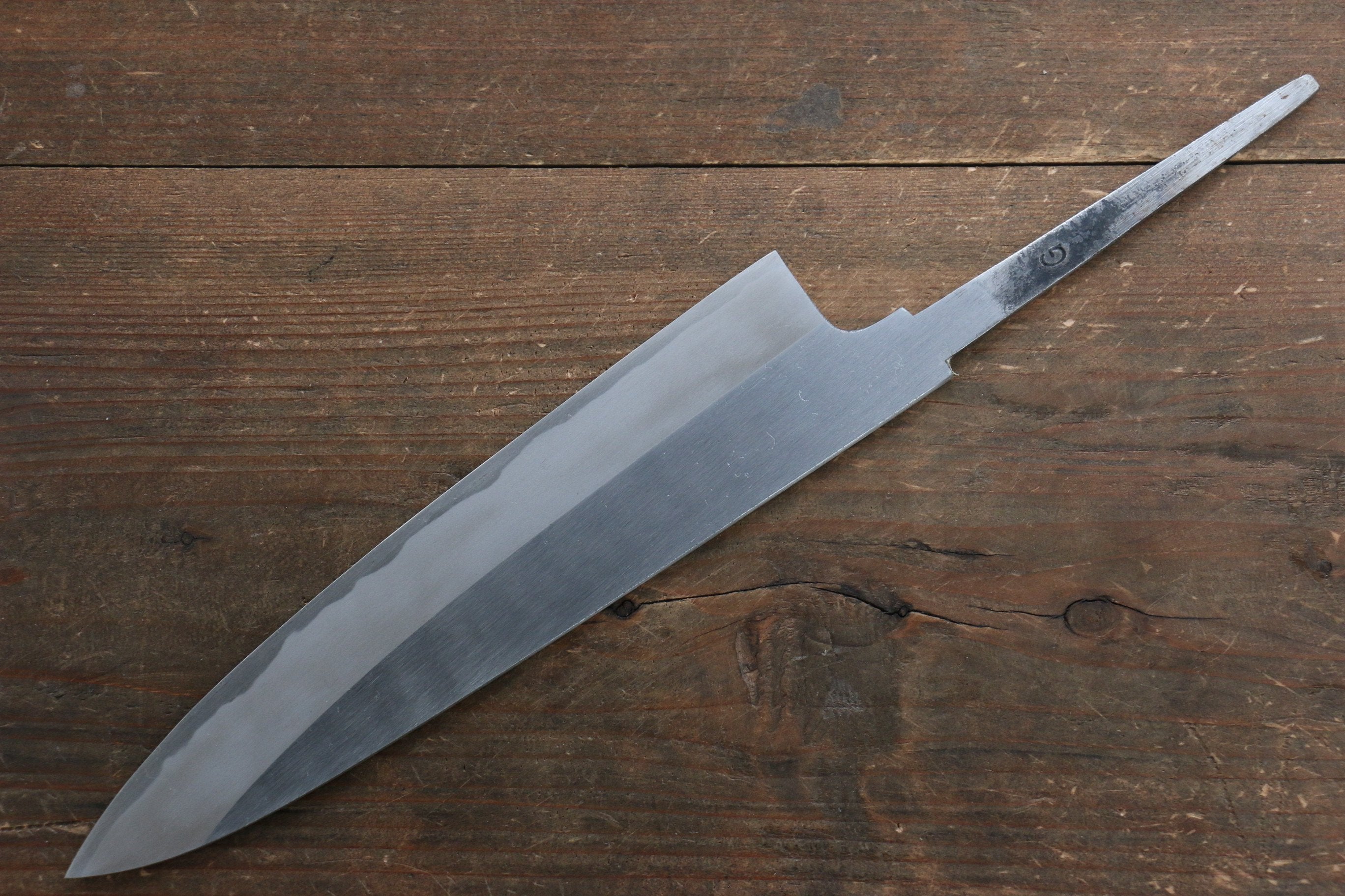 Akitada Minamoto Hontanren Blue Steel No.2 Gyuto 210mm (Blade only) - Seisuke Knife