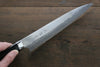 Takeshi Saji Blue Super Gyuto 210mm Black Micarta Handle - Seisuke Knife - Slide 6