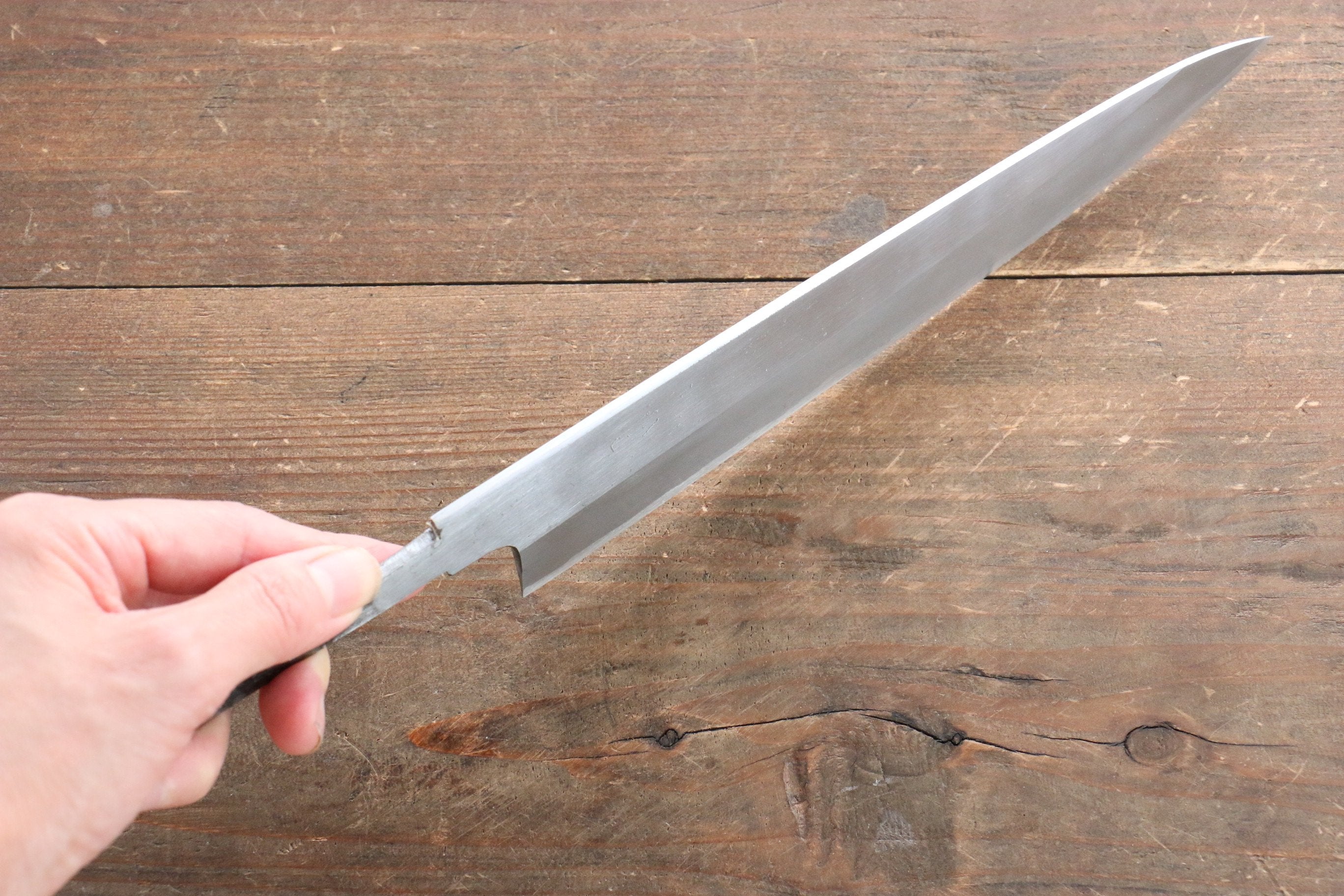 Akitada Minamoto Hontanren Blue Steel No.2 Gyuto 210mm (Blade only) - Seisuke Knife