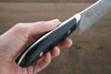 Takeshi Saji VG10 Black Damascus Gyuto 180mm Black Micarta Handle - Seisuke Knife - Slide 10