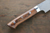 Takeshi Saji SG2 Diamond Finish Damascus Sujihiki 240mm Ironwood Handle - Seisuke Knife - Slide 9