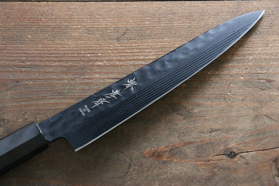 Sakai Takayuki Kurokage VG10 Hammered Teflon Coating Petty-Utility 150mm Wenge Handle - Seisuke Knife