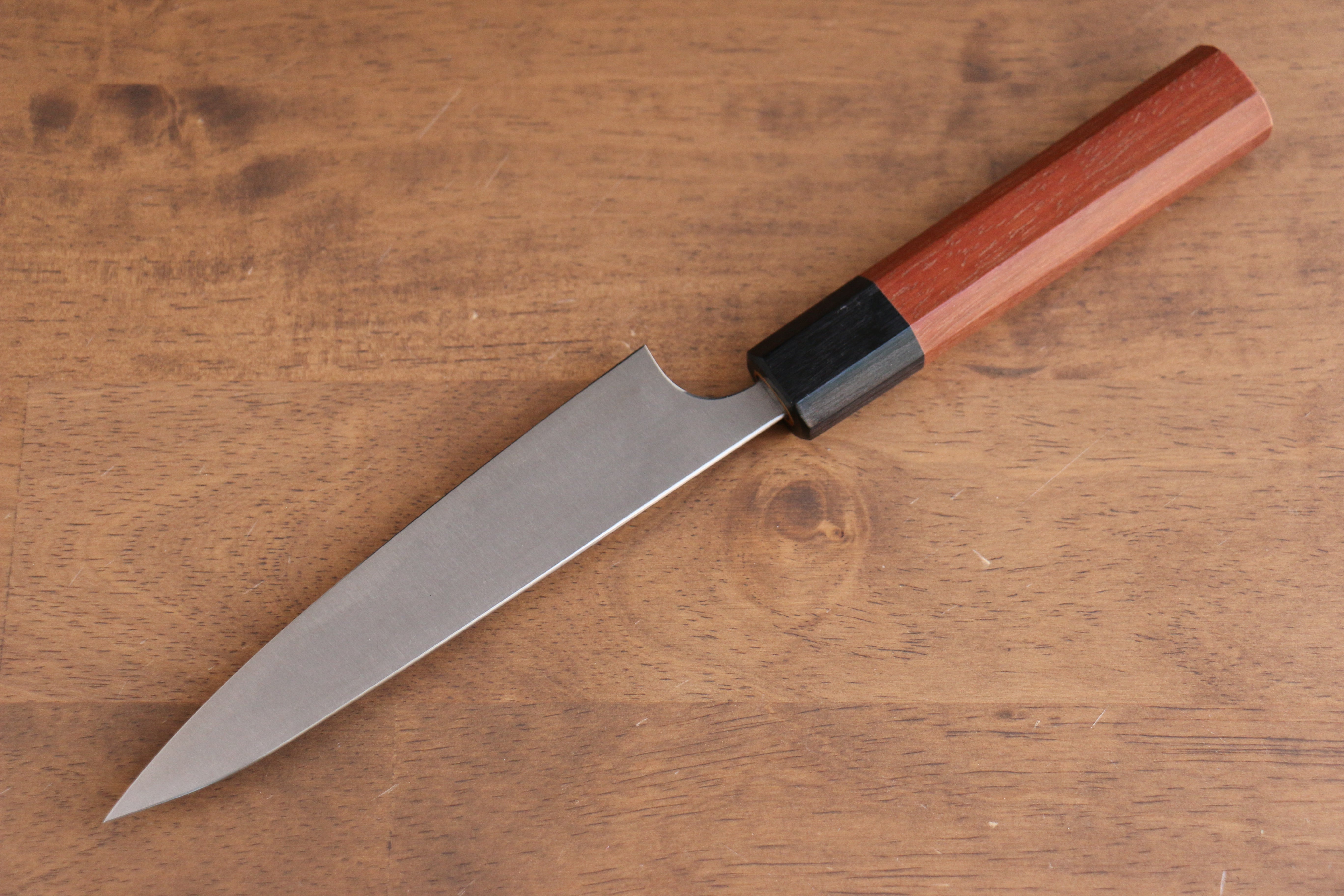 Shibata Takayuki Koutetsu Blue Super Petty-Utility  135mm Jarrah Handle - Seisuke Knife
