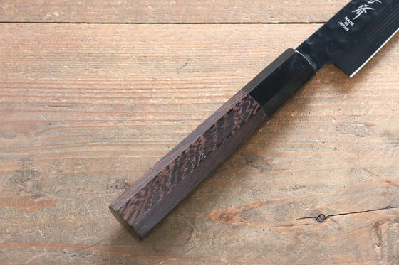 Sakai Takayuki Kurokage VG10 Hammered Teflon Coating Petty-Utility 150mm Wenge Handle - Seisuke Knife