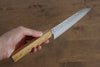 Yu Kurosaki Senko SG2 Hammered Small Santoku 150mm Live oak Lacquered Handle - Seisuke Knife - Slide 7