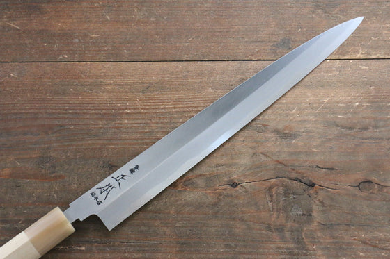 Masamoto Hongasumi White Steel No.2 Yanagiba Magnolia Handle - Seisuke Knife