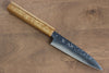 Yu Kurosaki Senko SG2 Hammered Petty-Utility 120mm Lacquered Oak Handle - Seisuke Knife - Slide 1