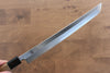 Kikuzuki White Steel No.2 Kasumitogi Sakimaru Takohiki 270mm with Magnolia Handle - Seisuke Knife