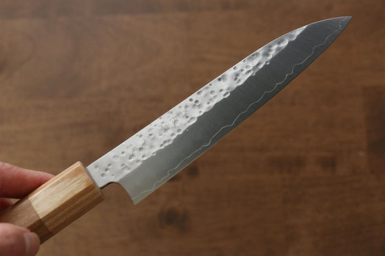 Makoto Kurosaki SG2 Hammered(Maru) Petty-Utility 135mm Cherry Tree Handle - Seisuke Knife