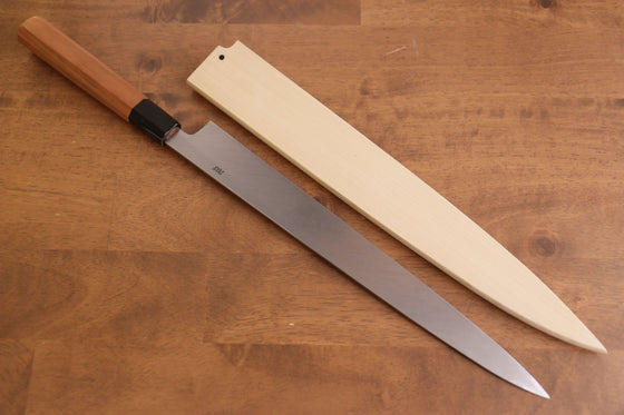 Tessen by Tanaka Tamahagane Yanagiba 315mm Wild Cherry Handle with Sheath - Seisuke Knife