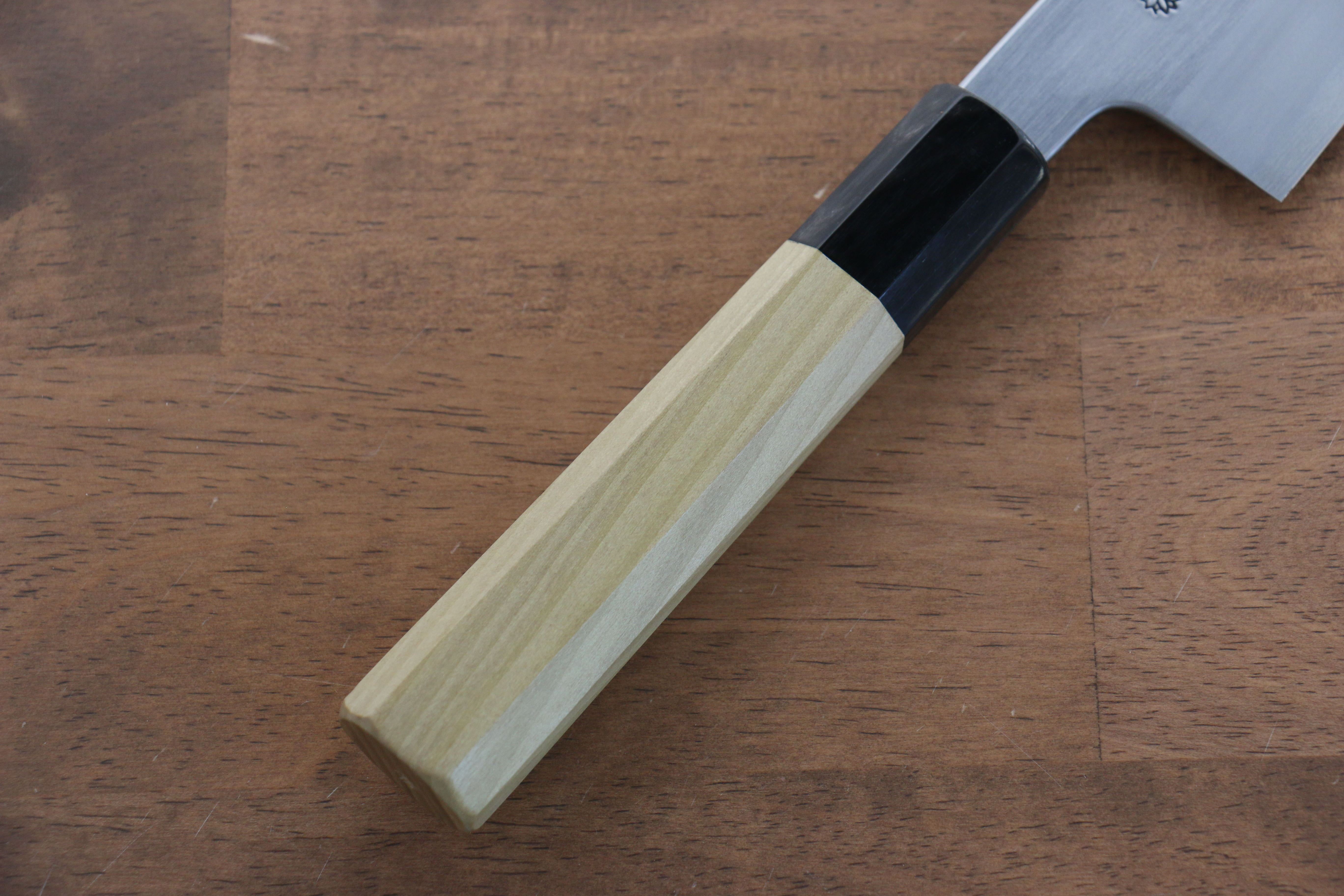 Kikuzuki White Steel No.2 Kasumitogi Gyuto 210mm Magnolia Handle - Seisuke Knife