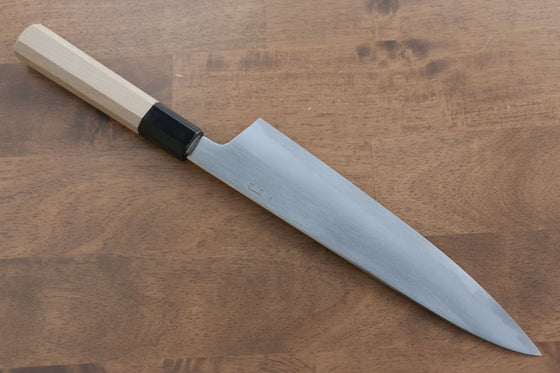 Kikuzuki White Steel No.2 Kasumitogi Gyuto 240mm Magnolia Handle - Seisuke Knife