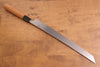 Tessen by Tanaka Tamahagane Sakimaru Yanagiba 315mm Wild Cherry Handle with Sheath - Seisuke Knife