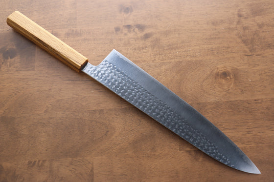 Yu Kurosaki Senko SG2 Hammered Gyuto 270mm with Lacquered Oak Handle - Seisuke Knife