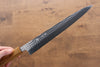 Yu Kurosaki Senko SG2 Hammered Sujihiki 270mm Live oak Lacquered Handle - Seisuke Knife - Slide 4