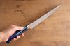 Yu Kurosaki Senko Ei SG2 Hammered Sujihiki 270mm with Blue Purple Acrylic Handle - Seisuke Knife - Slide 8