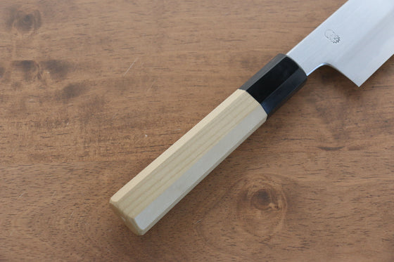 Kikuzuki White Steel No.2 Kasumitogi Kiritsuke Gyuto 240mm Magnolia Handle - Seisuke Knife