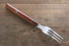 Takeshi Saji SG2 Japanese Fork & Knife Set with Ironwood Handle - Seisuke Knife - Slide 15