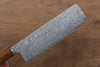 Yoshimi Kato VG10 Damascus Nakiri 165mm with Lacquered Black Persimmon Handle - Seisuke Knife - Slide 4