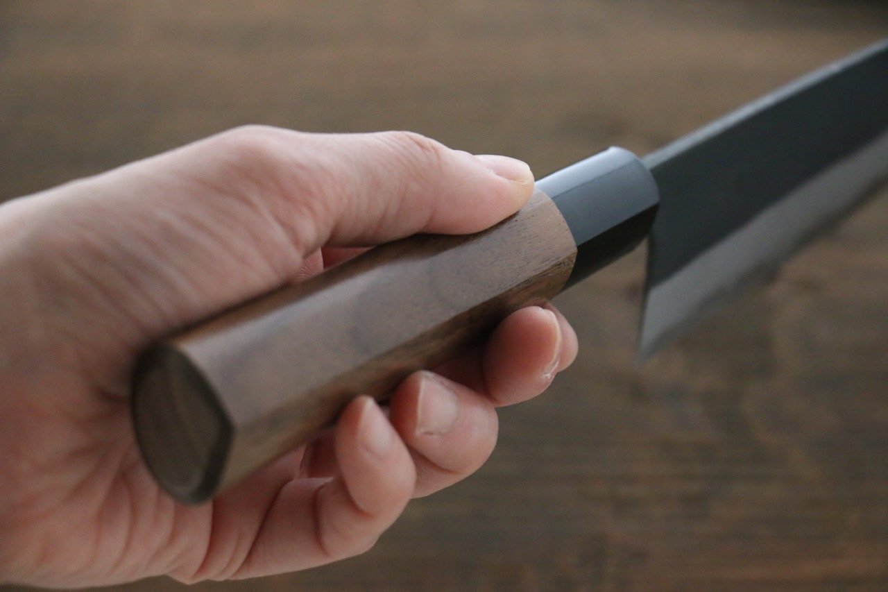 Yamamoto Blue Steel No.2 Kurouchi Santoku Japanese Chef Knife 165mm - Seisuke Knife