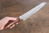 Takeshi Saji SRS13 Hammered(Maru) Kengata Gyuto 240mm Ironwood Handle - Seisuke Knife - Slide 10