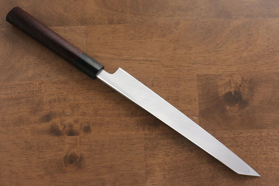 Jikko White Steel No.2 Kiritsuke Yanagiba  210mm Shitan Handle - Seisuke Knife