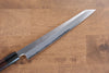 Jikko White Steel No.2 Kiritsuke Yanagiba  210mm Shitan Handle - Seisuke Knife